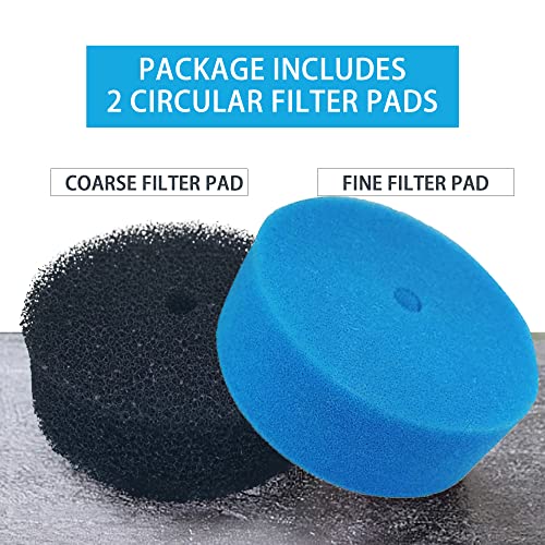 2 Pack Coarse And Fine Filter 871980012549 032264 Aquanique Replacement Filter Pads For Qfp900 And Qfp1250Uv #TOP3
