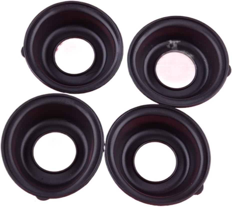 Car Repair Parts Rubber 4Pcs Carburetor Plunger Diaphragm Membrane Fit for VMAX1200 VMX12 XVZ13 XVZ1300 VXZ12 XVZ1200 Easy to Install