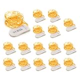 MUMUXI Led Fairy Lights Battery Operated Lights [16 Pack] Mason Jars Centerpiece Wedding Decor Strin