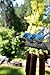 Cohasset Gifts 175EBF Cohasset Eastern Blue Bird Family Bamboo Wind Chime, Hand Painted Blue & White Distressed