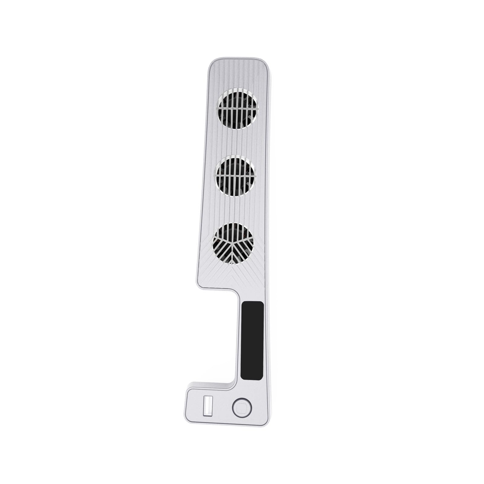 Ventilateur de refroidissement pour PS5 Slim,console de jeu ventilateur de refroidissement avec vitesse réglable, système de refroidissement efficace pour PS5 Slim,3 ventilateurs internes (Blanc)