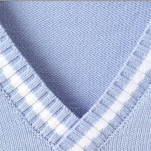 Baby Boys Girls Knitted Vest V-Neck Sleeveless 𝗨niforms Pullover Sweater Fall Winter Loose Warm Tops3