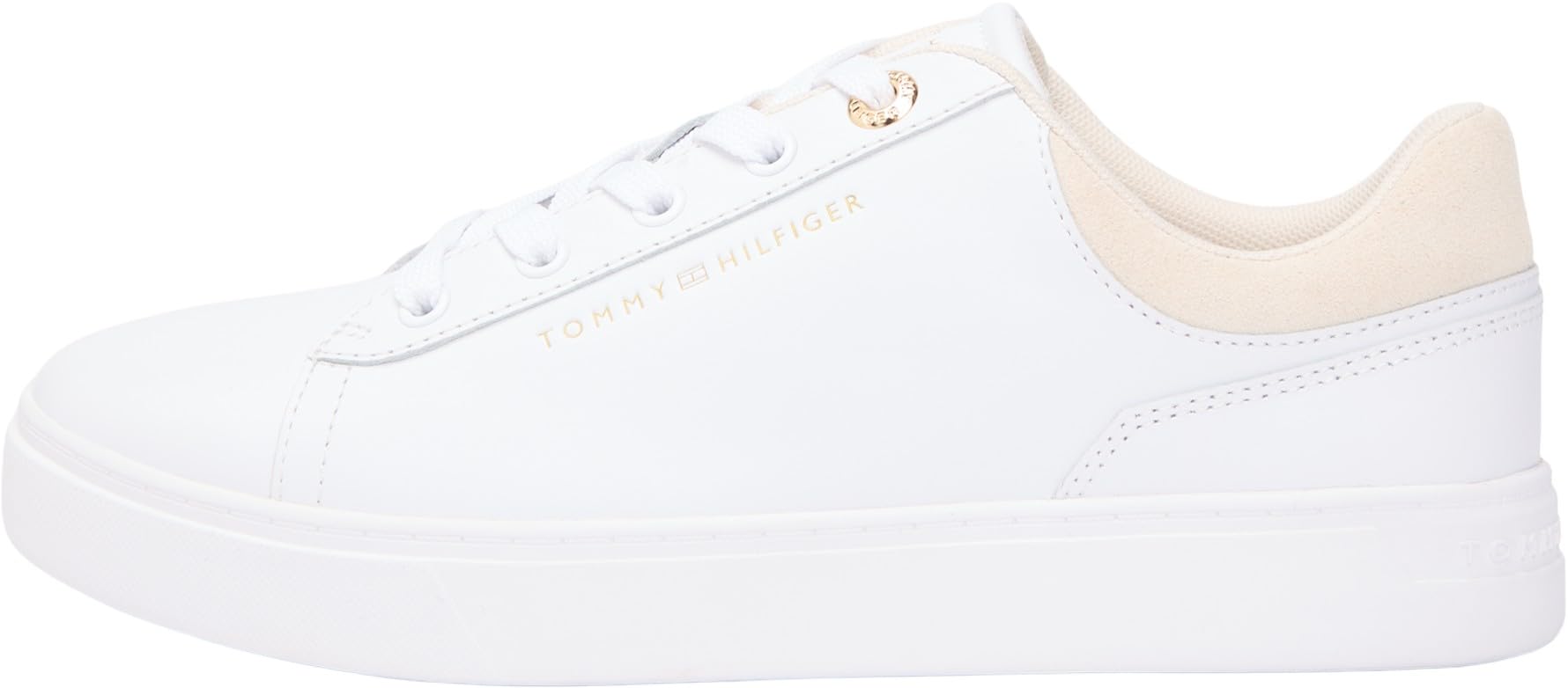 Tommy Hilfiger Casual Cupsole Trainers Women's White Size 38 (5)
