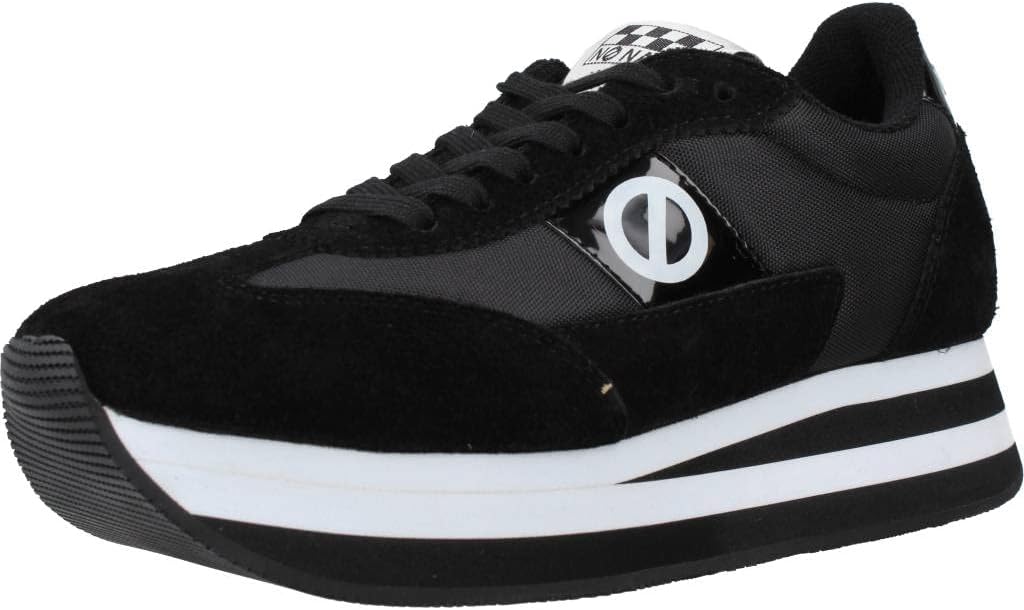 No Name Flex Jogger Trainers Women Black - UK:6.5 - Low Top Trainers Shoes