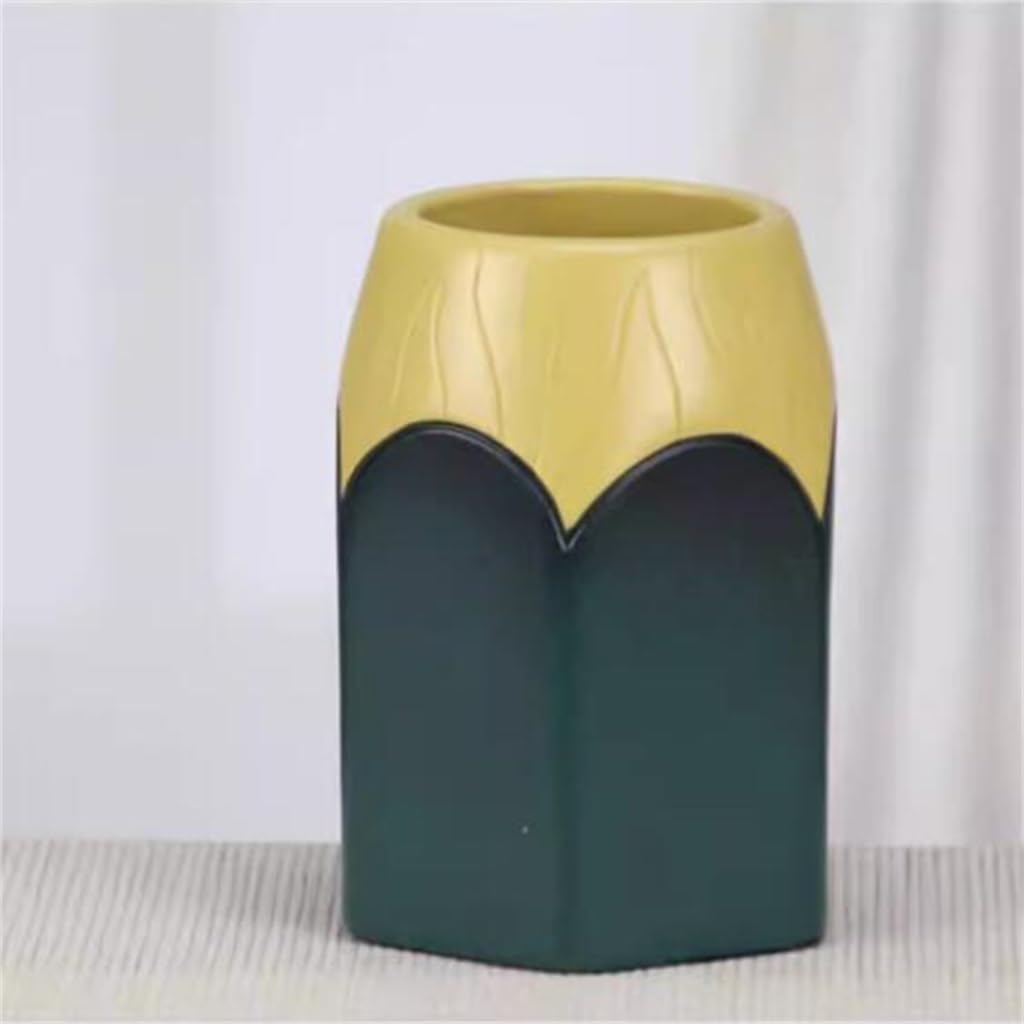 Papelería multifuncional Almacenamiento Decoración Maquillaje Pluma Cubo Titular Regalos de cerámica