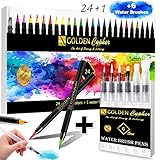 [24 COLORES ÚNICOS]. Explora tu creatividad con los 24 colores en escala y su capacidad inigualable para ser mezclados y combinados.