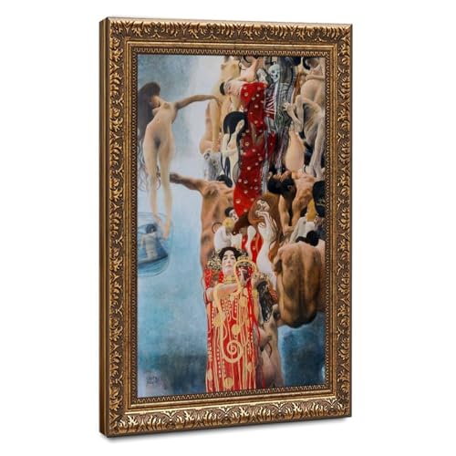 Poster Medicine Gustav Klimt impression sur toile déco murale 50,8x76,2 cm