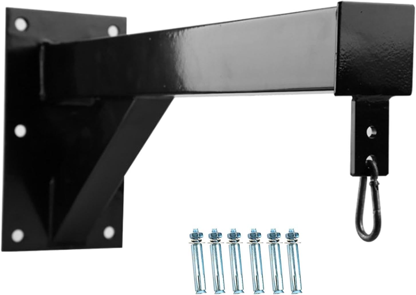 Heavy Duty Wall Mount Punching Bag Bracket Holder Stand for Boxing MMA Muay Thai Training, Metal Hanger 11.02x5.91x23.62inch