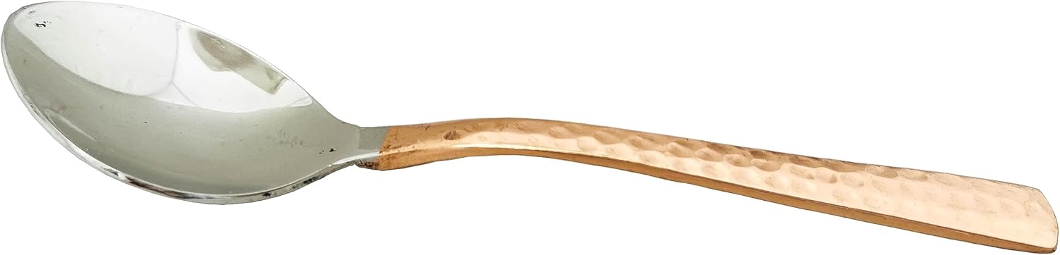 Shiv Shakti Arts Pack of 1 Steel Copper Spoon for for Coffee/Tea Purpose Length-14.5 cm