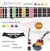 Balnna Soprano Ukulele Maple 21 inch Traditional High-gloss Rainbow Learn to Play,Color String with Soft Case Gig Bag
