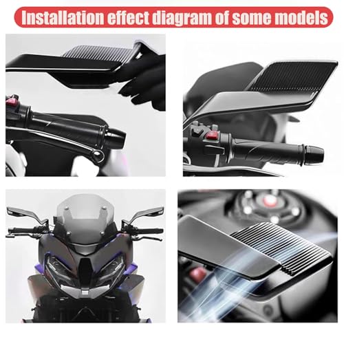 Rétroviseurs Moto Ducati Hyperstrada 2013-2016 Réglables Haute Définition - 4