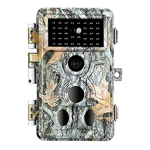 BlazeVideo Wildkamera 24MP 1296P Nachsichtkamera Hirsch Kamera Überwachungskamera mit Nachsicht Bewegungsmeldung für…