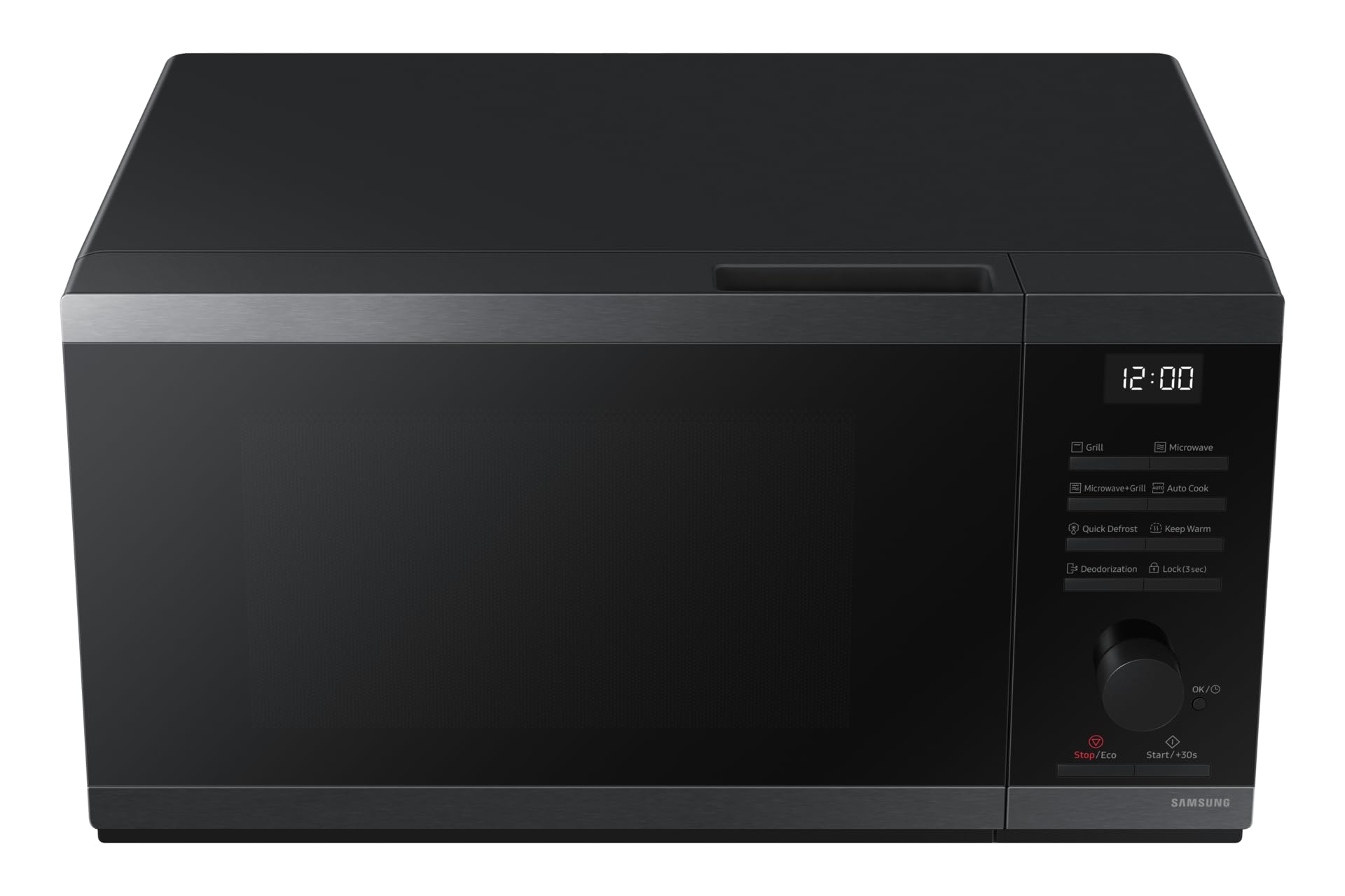 Samsung MG23DG4524AGE1 Micro-Ondes avec Gril, 23 L, 800 W, Noir