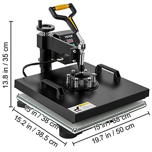 Prensa Térmica 2 en 1 15x15 pulgadas Sublimación miniatura 2
