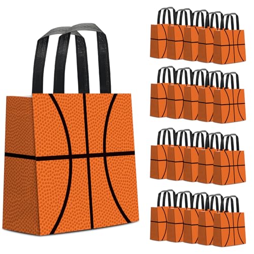 KERINGO 24 pcs Basketball Gift Bags with Handles