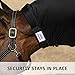 UltraFlex Horse Sleazy Slickers |Protection Horse Slinky | Horse Sleazy Dirt & Dust Defense | Sleezy for Horses Needs | Full Zip Hood (Faceless) | Color Black | Size Large