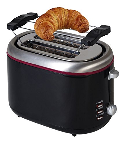 Team Kalorik TKG TO 1020 BR 2-Scheiben Toaster mit Auftau und Aufwärmfunktion, Brötchenaufsatz und Krümelschublade, 850… – Bild 3