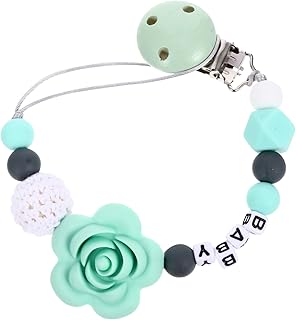 Totority 1 Peça Corrente Anti-Queda Brinquedos Para Bebês Mordedor Molar Brinquedos De Silicone Mordedor Infantil Brinquedos Para Bebês Brinquedos Para Bebês Brinquedo De Mastigar