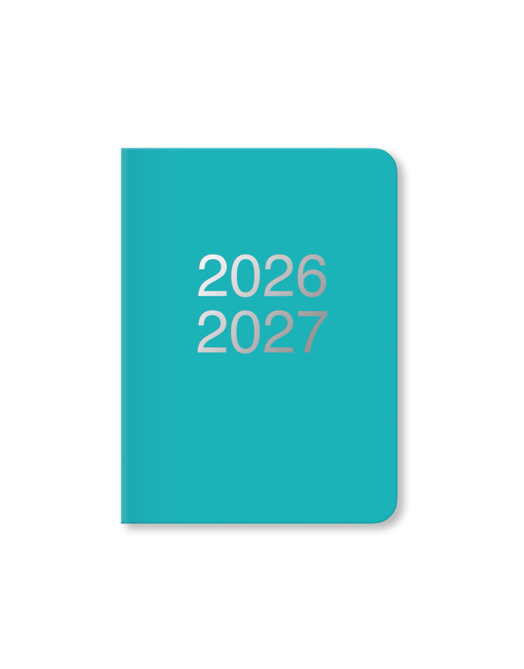 Letts of London Dazzle A6 academic 2026/2027 day to a page with appointments diary - Turquoise 27-030615