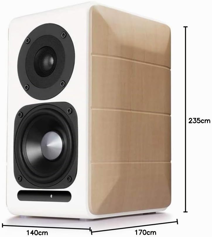 Edifier S880DB 88W Blanco, Madera Altavoz – Altavoces (De 2 vías, Inalámbrico y alámbrico, 3.5mm/Bluetooth, 88 W, 55-20000 Hz, Blanco, Madera) 9