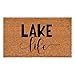 Calloway Mills Lake Life Doormat, (Natural/Black, 24