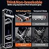 JDHDL Screen Protector [3 Pack Soft Hydrogel Film for iPhone 15 Pro/15, Upgraded Non-breakable Flexible TPU]