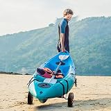 lyrlody- 80 kg wózek do kajaka, wózek transportowy, na łódkę, z kołami o średnicy 10 cali, dla miłośników kajaków i kajaków