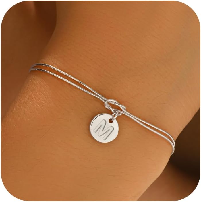 Infinity Love Knot Bracelets for Women Men 925 Sterling Silver Mother Daughter Friendship Couples Bracelets 14K Gold Plated Snake Chain Adjustable Bracelet Mothers Day Valentines Jewelry Gifts