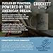 Crockett Medium Roast Ground Coffee – Bold Medium Roast Ground Coffee with Smooth Body, Balanced Flavor & Clean Finish – Perfect for Classic Coffee Drinks, All-Day Energy & Healthy Coffee Habits