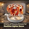 Microwave Bacon Cooker: Microwave Bacon Tray For Oven Bacon Cooker For Microwave Oven - Makes Crispy Bacon Strips Quicker - Reduces Grease For A Healthier Meal #2