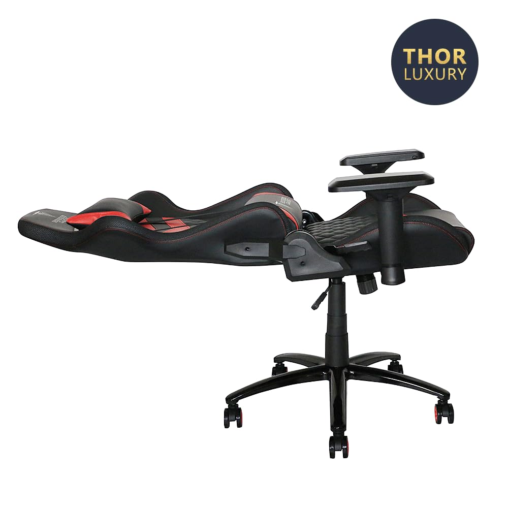BERSERKER Silla Gaming Ergonómica, Respaldo Reclinable 180°, Base Metálica 70 cm, Capacidad 160 kg, Negro