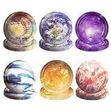 60Pcs Space Paper Plates-Galaxy Planet Solar System Outer Space Disposable 7" Dinner Plates with 6 Designs Universe Party Decor for Kids Space Solar System Planets Baby Shower Birthday Decorations