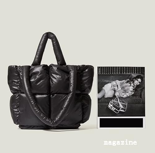 Puffer Shoulder Bag For Women Mini Down Satchel Hobo Bag Quilted Tote Bag Chic Purses 2023 #TOP4