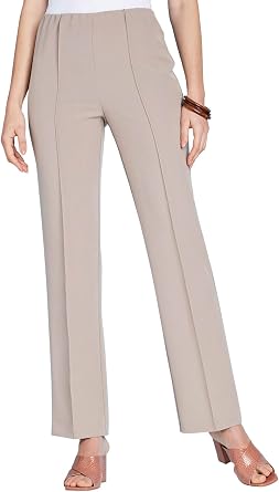 Chums Ladies Figure Flattering Trousers, Fully Elasticated Waist Pull-On Comfort Pants