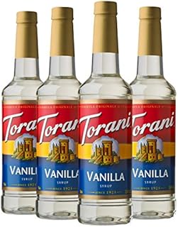 Torani Syrup, Vanilla, 25.4 Ounces (Pack of 4)