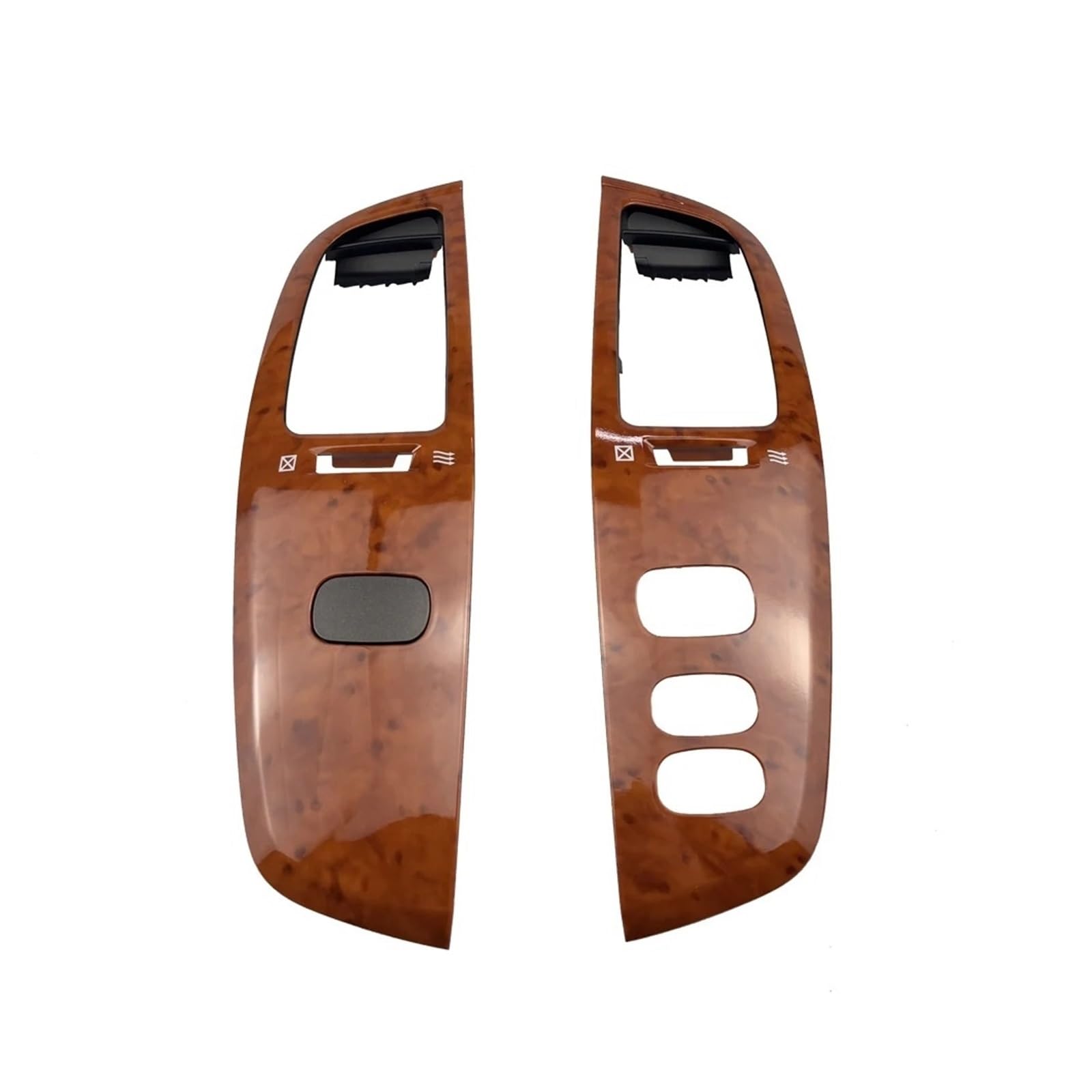 Jsyalmslw Strip-Rhd-Wood Car Air Conditioning Vents For Toyota For Land For Cruiser 100 Lc100 Fj100 1999-2007 Pair Lhd Rhd Air Outlet Vent Air Vents(Strip-Rhd-Wood)