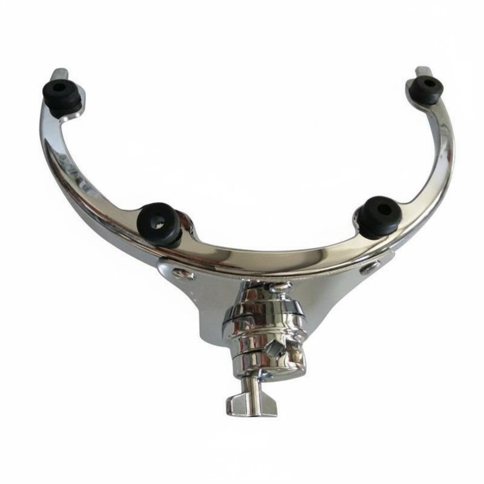 Supporto Sospeso Finitura Cromata Reggitom Sospeso Cromato Materiale Metallico Reggitom per Batteria per Batteristi, Palco, Sala Prove, 13 Pollici