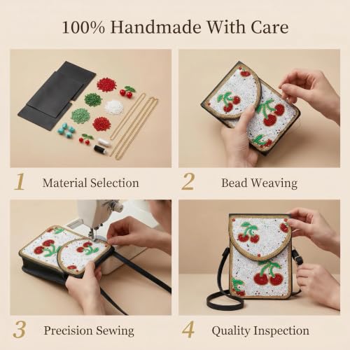 Image of Small Crossbody Bags for Women Designer Cell Phone Bag Boho Shoulder Wallet Purse