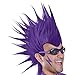 Amscan Party Perfect Team Spirit Crazy Mohawk Wig (1 Piece), Purple, 11 x 8"