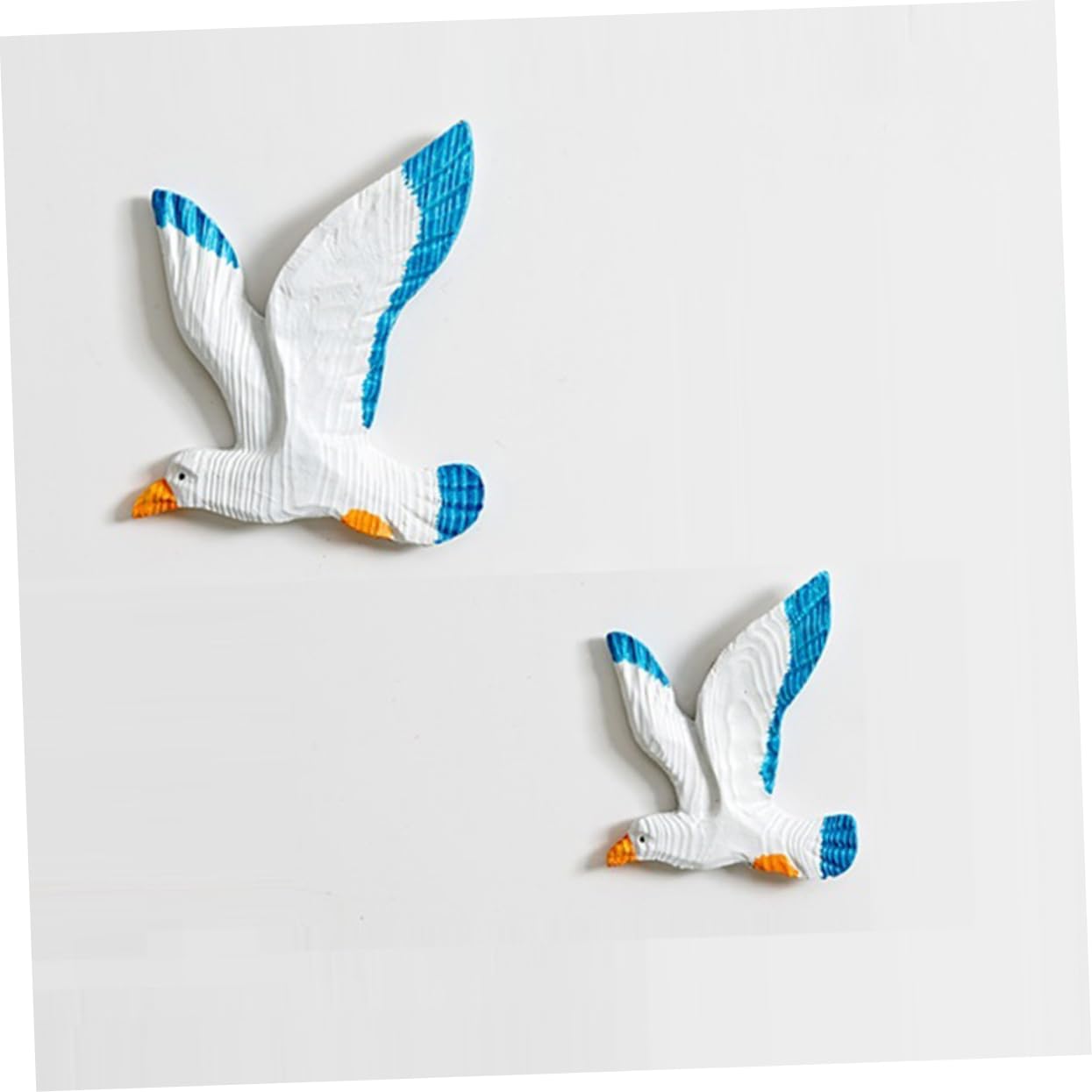Vaguelly 3pezzi Gocce Di Uccelli Appese in Resina Gabbiani Da Parete Per Casa Uccelli Creativi Da Appendere Per Interni Gabbiani Di Appesi
