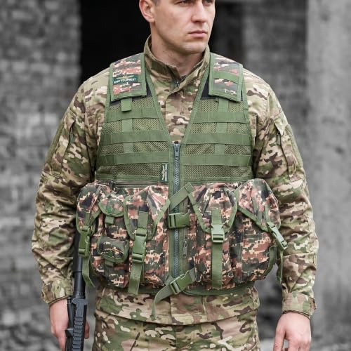 Image of Azad tactical vest for ary with stuff oragnizer and poches