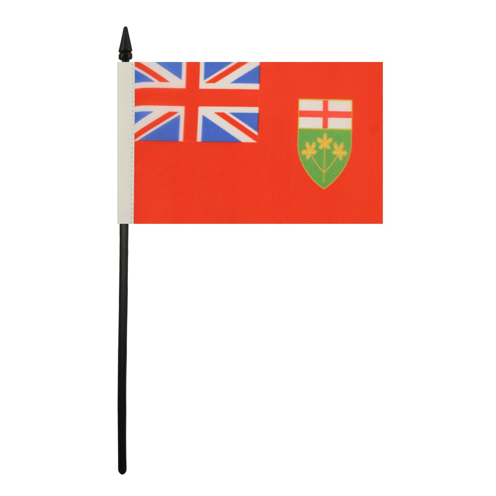 AZ FLAG, Ontario Table Flag 4'' x 6'', Canadian region of Ontario Office Mini Banner 100% Polyester 15 x 10 cm - Image 2