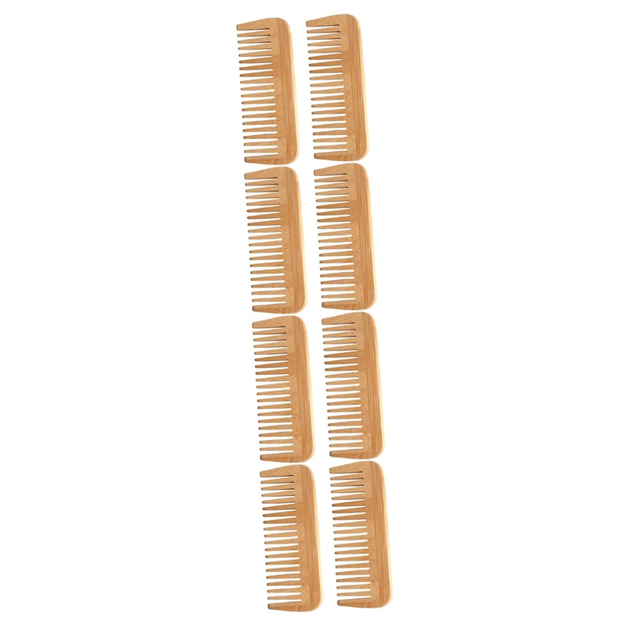 Beavorty 8piezas Peine De Madera Antiestático De Doble De Peines Para Masaje y Para Mujeres y Estimula La Circulación Sanguínea y Reduce El Frizz