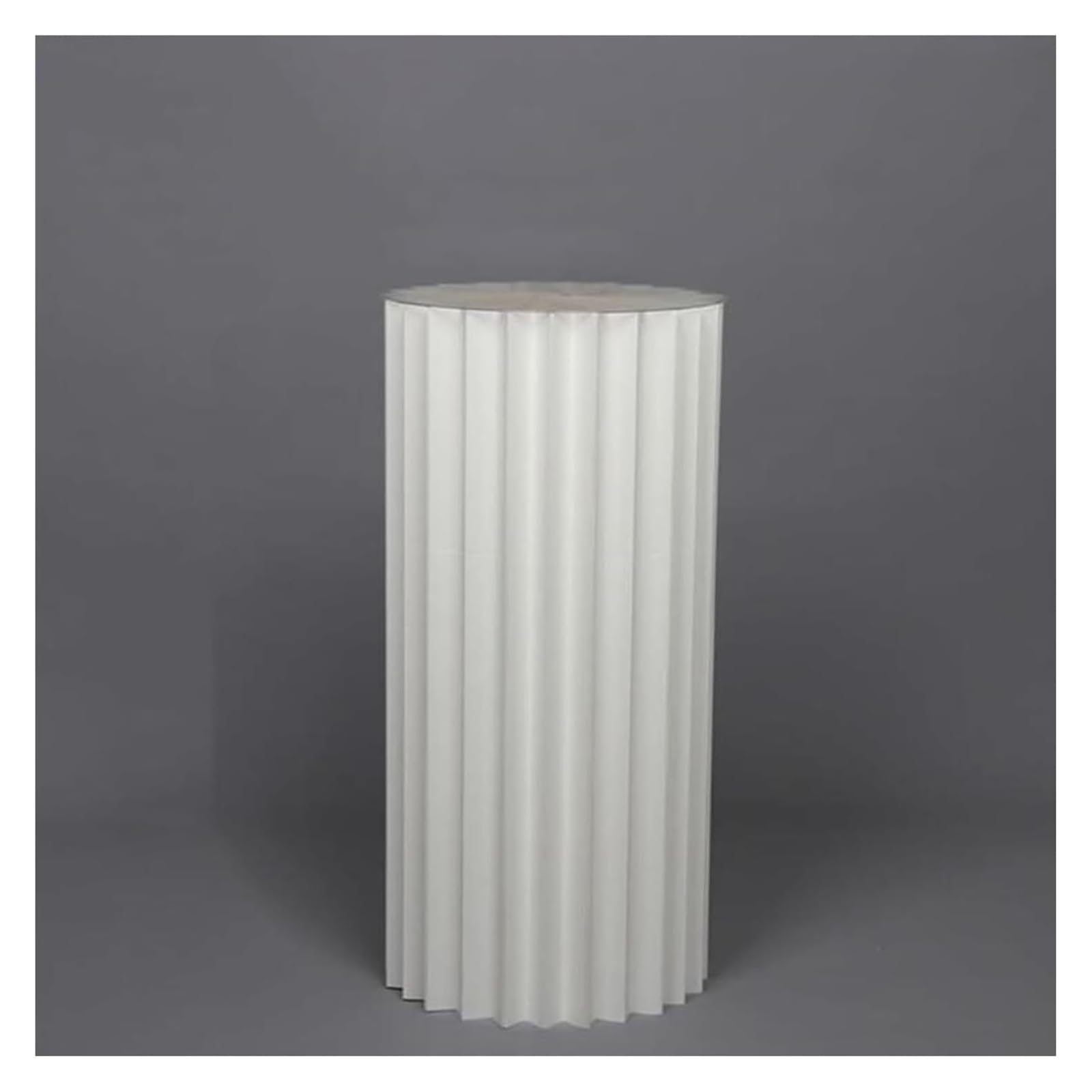 CXGfdghD plinth， Foldable Cardboard Column Roman Display Pillar, Round Cylinder Dessert Table For Birthday Party Decoration(40X80CM)