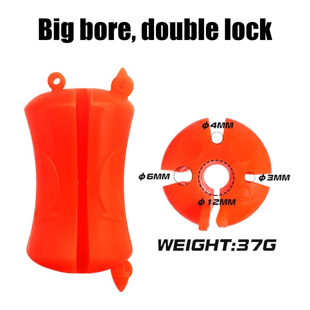 CANNE À pêche en Silicone, boule fixe, Clip de poteau Portable, Mini