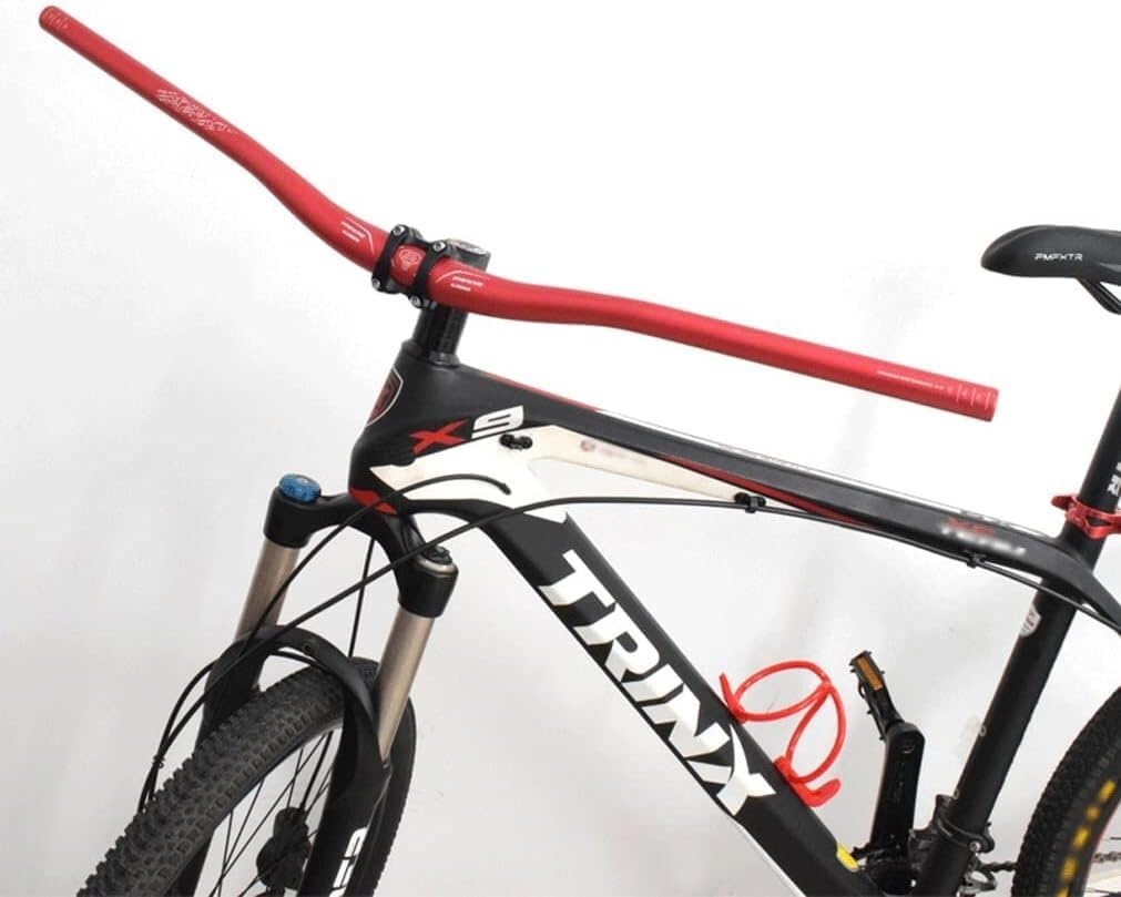 Guidon vtt vert 31.8mm VTT guidon surélevé 720mm aluminium Extra Long guidon Tube 25mm XC AM FR
