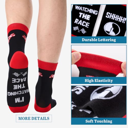 Niorasen Funny Gifts for Car Lovers, F1 Gifts for Racing Fans Men Teenage Boys, Cotton Novelty Socks, Thanksgiving Christmas Birthday Fathers Presents for Dad Grandad Husband, UK 6-11 — photo 4