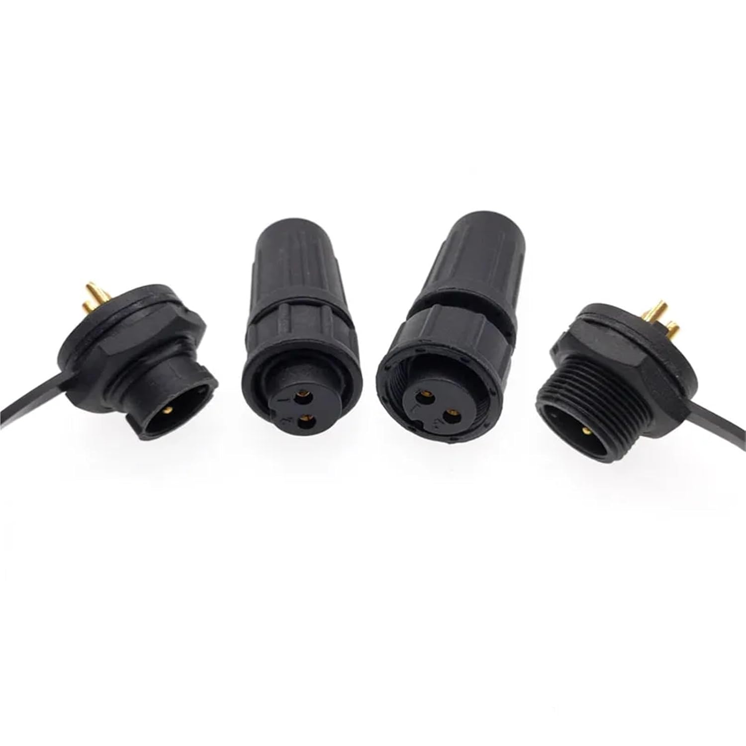 Connector Plastic Socket PY07 Z108 Butt Connector 2pin 3pin 4pin 5pin 6pin 7pin 8pins 1Pcs(8P Threaded)