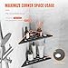 Corner Shower Shelf with Razor Hole, Modern Sturdy Shower Caddy, 10