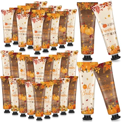 Dansib 20 Pcs Fall Baby Shower Hand Cream Review: A Detailed Look at These Pumpkin-Spiced Party Favors
